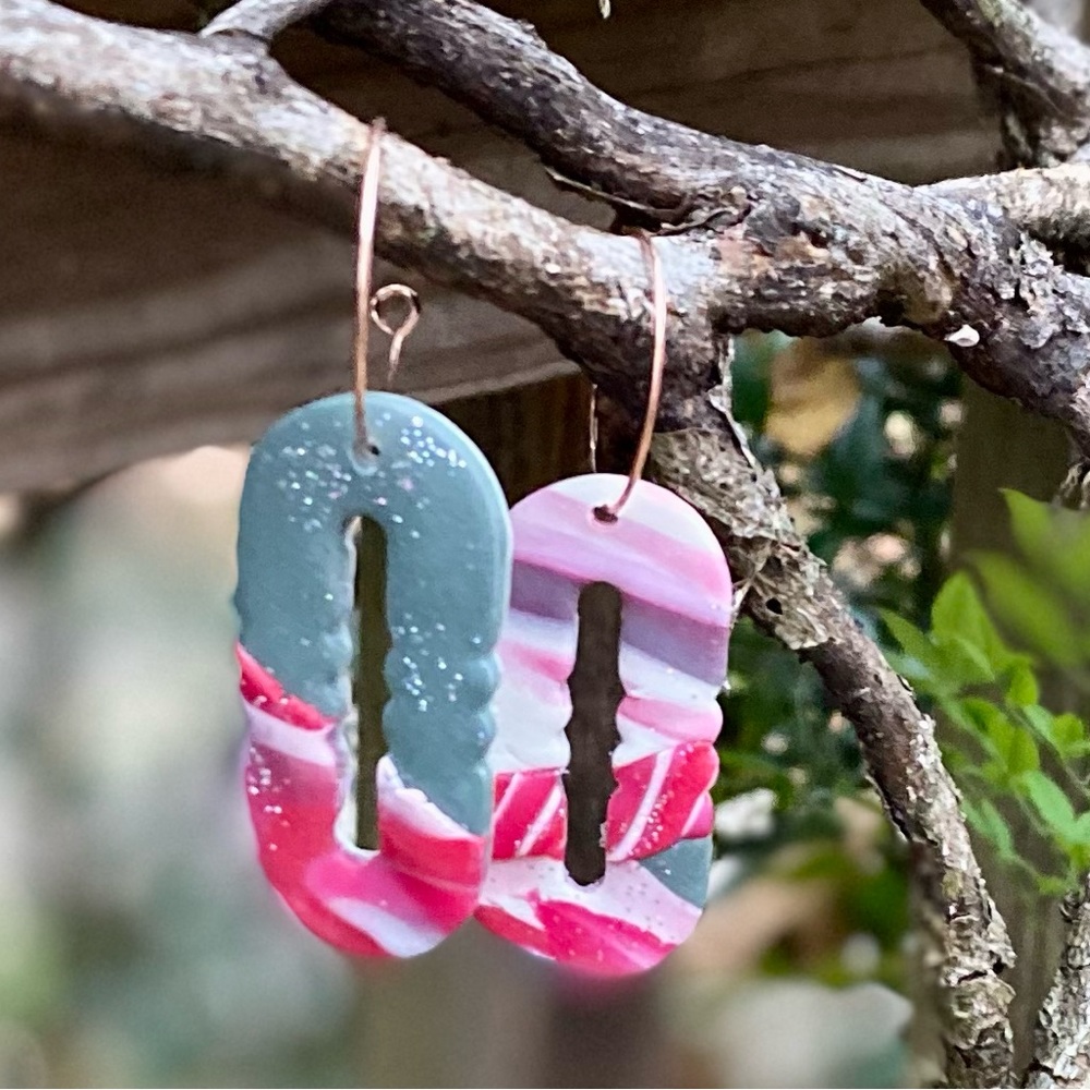 Perfect Holiday Polymer Clay Earring